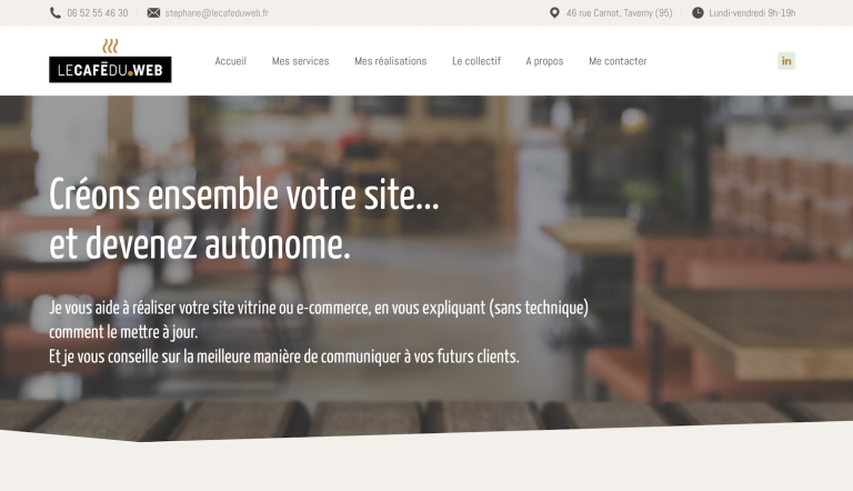 Site Le café du web